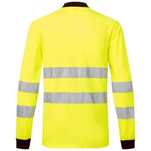 Portwest PW2 Hi-Vis Polo Shirt Long Sleeve