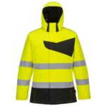 Portwest PW2 Hi-Vis Winter Jacket - Yellow/Black