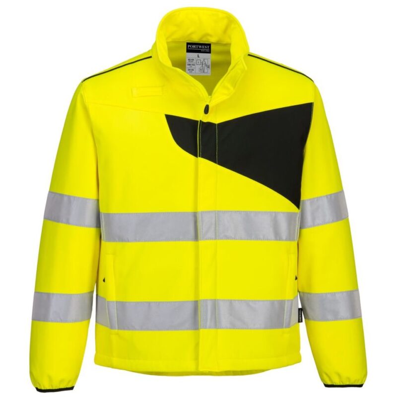 Portwest PW2 Hi-Vis Softshell - Yellow/Black