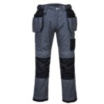 Portwest PW3 Stretch Holster Work Trousers - Zoom Grey/Black