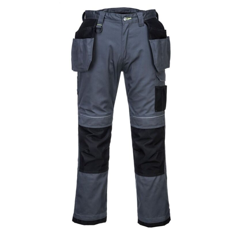 Portwest PW3 Stretch Holster Work Trousers - Zoom Grey/Black