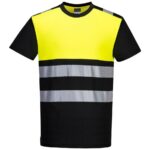 Portwest PW3 Hi-Vis Cotton Comfort Class 1 T-Shirt Short Sleeve