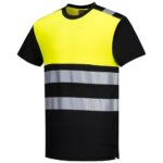 Portwest PW3 Hi-Vis Cotton Comfort Class 1 T-Shirt Short Sleeve