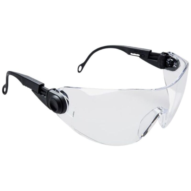 Portwest Contoured Safety Spectacles Clear PW31