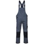 Portwest PW3 Work Bib and Brace - Zoom Grey/Black