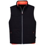 Portwest PW3 Hi-Vis Reversible Bodywarmer - Orange/Black