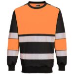 Portwest PW3 Hi-Vis Class 1 Sweatshirt - Orange/Black