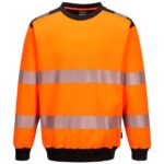 Portwest PW3 Hi-Vis Sweatshirt - Orange/Black