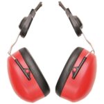 Portwest Endurance Clip-On Ear Defenders Red PW47