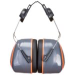 Portwest HV Extreme Ear Defenders High Clip-On Grey/Orange PW62