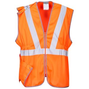 Portwest Hi-Vis Zip Long Length Vest - XXXL