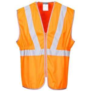 Portwest Hi-Vis Zip Long Length Vest