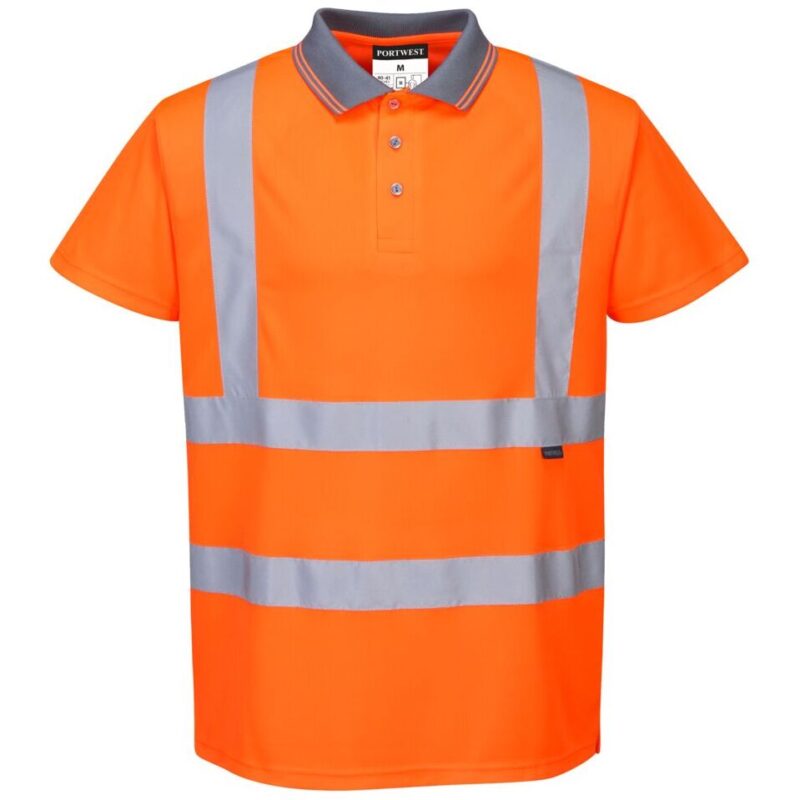 Portwest Hi-Vis Polo Shirt Short Sleeve - XXXL