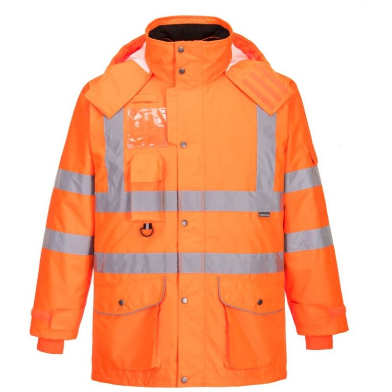 Portwest Hi-Vis Breathable 7-in-1 Traffic Jacket - XXXL