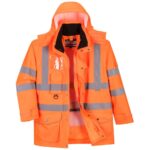 Portwest Hi-Vis Breathable 7-in-1 Traffic Jacket