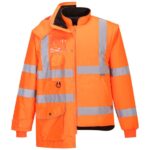 Portwest Hi-Vis Breathable 7-in-1 Traffic Jacket