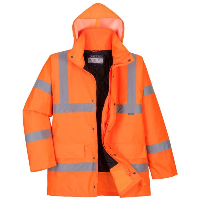 Portwest Hi-Vis Breathable Winter Traffic Jacket - XXL