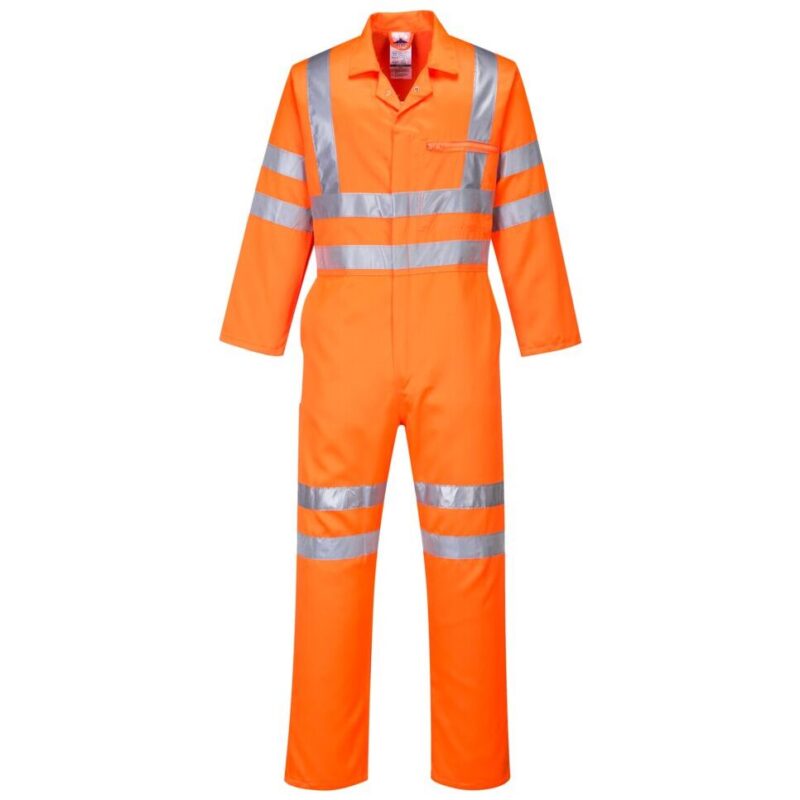 Portwest Hi-Vis Polycotton Service Coverall - Orange