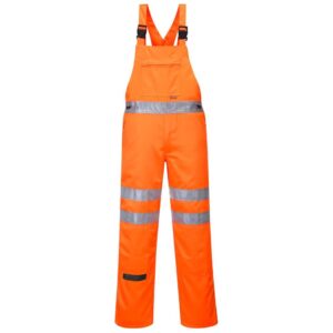 Portwest Hi-Vis Polycotton Service Bib and Brace - XXXL