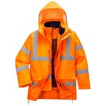 Portwest Hi-Vis Breathable Interactive Rain Traffic Jacket