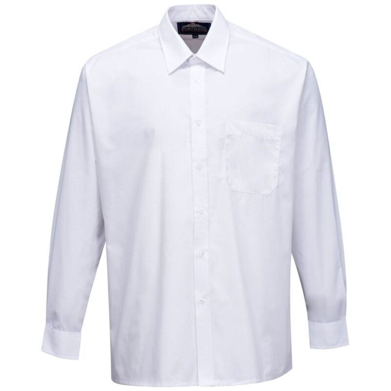 Portwest Classic Shirt - Long Sleeves White S103