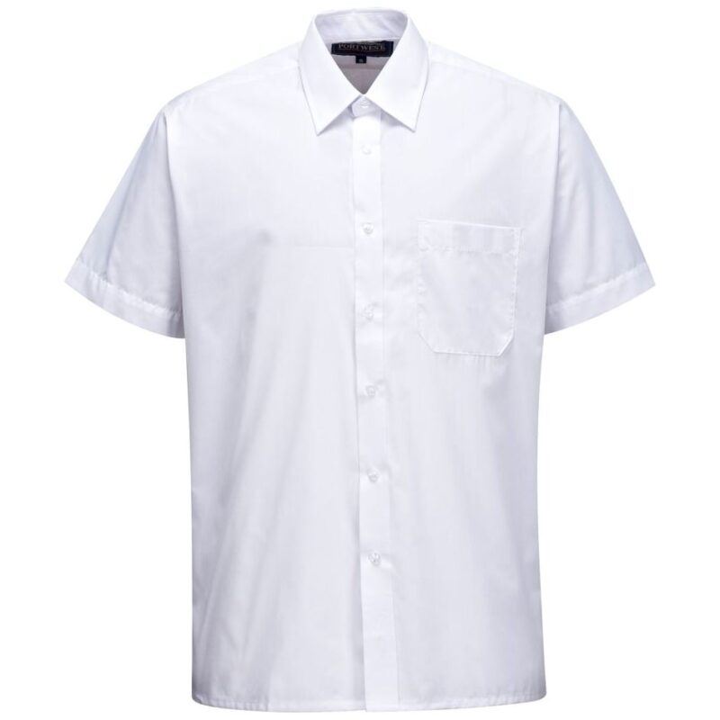 Portwest Classic Shirt - Short Sleeves White S104