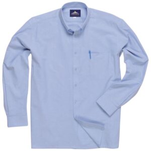 Portwest Oxford Shirt - Long Sleeves Blue S107