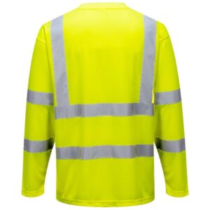 Portwest Hi-Vis T-Shirt Long Sleeve