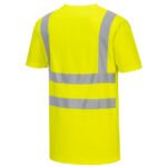 Portwest Hi-Vis Cotton Comfort Mesh Insert T-Shirt Short Sleeve