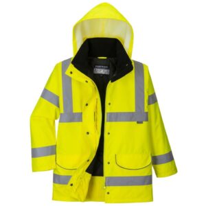 Portwest Hi-Vis Women's Traffic Jacket Yellow S360