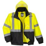 Portwest Hi-Vis 3-in-1 Contrast Premium Bomber Jacket