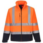 Portwest Hi-Vis Contrast Softshell - Orange/Navy