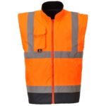 Portwest Hi-Vis Breathable 7-in-1 Contrast Traffic Jacket