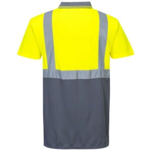 Portwest Hi-Vis Contrast Polo Shirt Short Sleeve