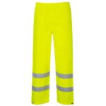 Portwest Hi-Vis Rain Traffic Trousers - Yellow