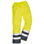 Portwest Hi-Vis Two Tone Traffic Trouser - Yellow