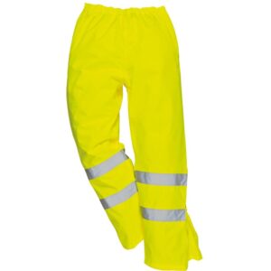 Portwest Hi-Vis Breathable Rain Trousers - Yellow