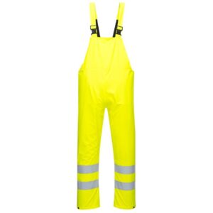 Portwest Sealtex Ultra Hi-Vis Rain Bib and Brace