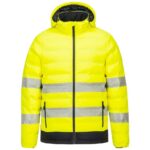 Portwest Hi-Vis Ultrasonic Heated Tunnel Jacket