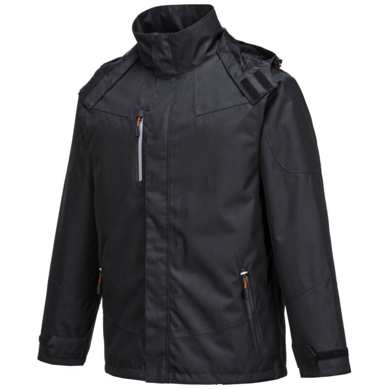 Portwest Outcoach Rain Jacket - Black