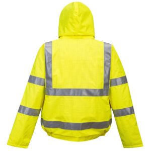 Portwest Bizflame Rain Hi-Vis Antistatic FR Bomber Jacket