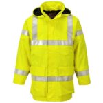 Portwest Bizflame Rain Hi-Vis Multi Lite Jacket - Yellow