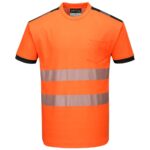 Portwest PW3 Hi-Vis Cotton Comfort T-Shirt Short Sleeve