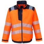 Portwest PW3 Hi-Vis Work Jacket - Orange/Navy