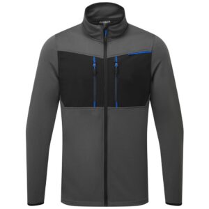 Portwest WX3 Full Zip Tech Fleece - Metal Grey