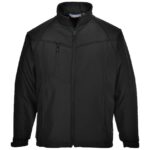 Portwest Oregon Men's Softshell Jacket - Black