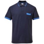 Portwest Portwest Texo Contrast Polo Shirt Navy TX20