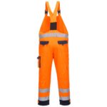 Portwest Dijon Hi-Vis Contrast Work Bib and Brace