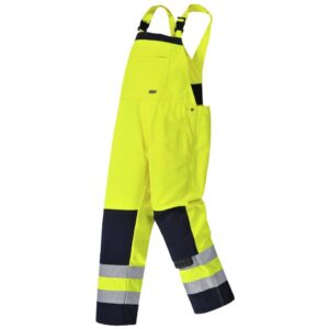 Portwest Girona Hi-Vis Contrast Work Bib and Brace - S