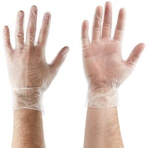 safetouch clear vinyl gloves